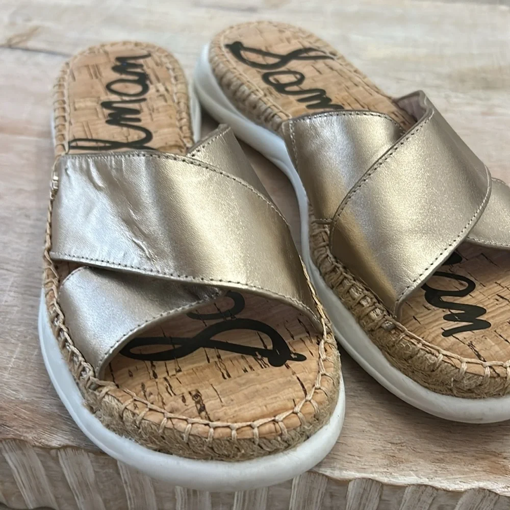 Sam Edelman‎ sandals gold color